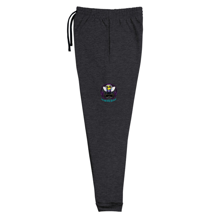 Cool & Cute BEE 1 WITH THE BEAT PURPLE Unisex Joggers