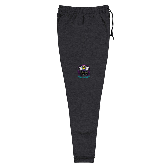 Cool & Cute BEE 1 WITH THE BEAT PURPLE Unisex Joggers