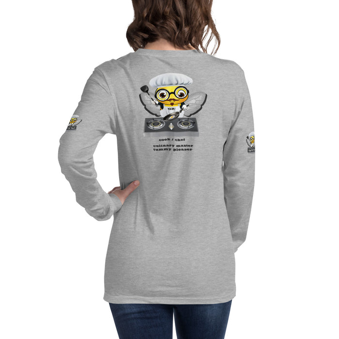 Cute CHEF BEE Unisex Long Sleeve Tee