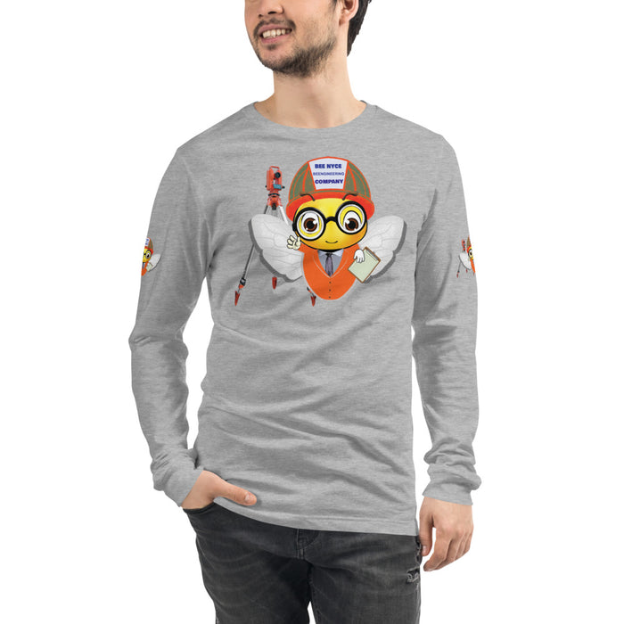 Cute ENGINEER / INGENIERO BEE Unisex Long Sleeve Tee