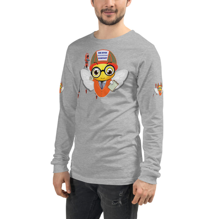 Cute ENGINEER / INGENIERO BEE Unisex Long Sleeve Tee