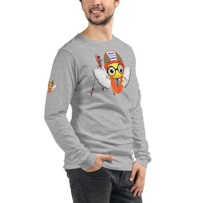 Cute ENGINEER / INGENIERO BEE Unisex Long Sleeve Tee