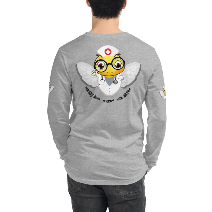 Cute NURSE BEE Unisex Long Sleeve Tee