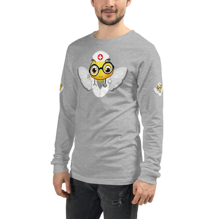 Cute NURSE BEE Unisex Long Sleeve Tee