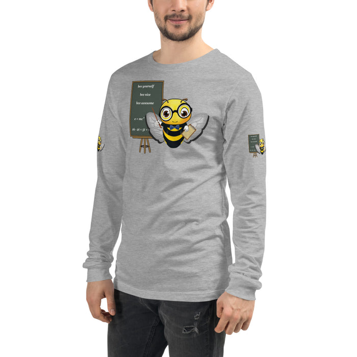 Cute GURU / TEACHER BEE Unisex Long Sleeve Tee