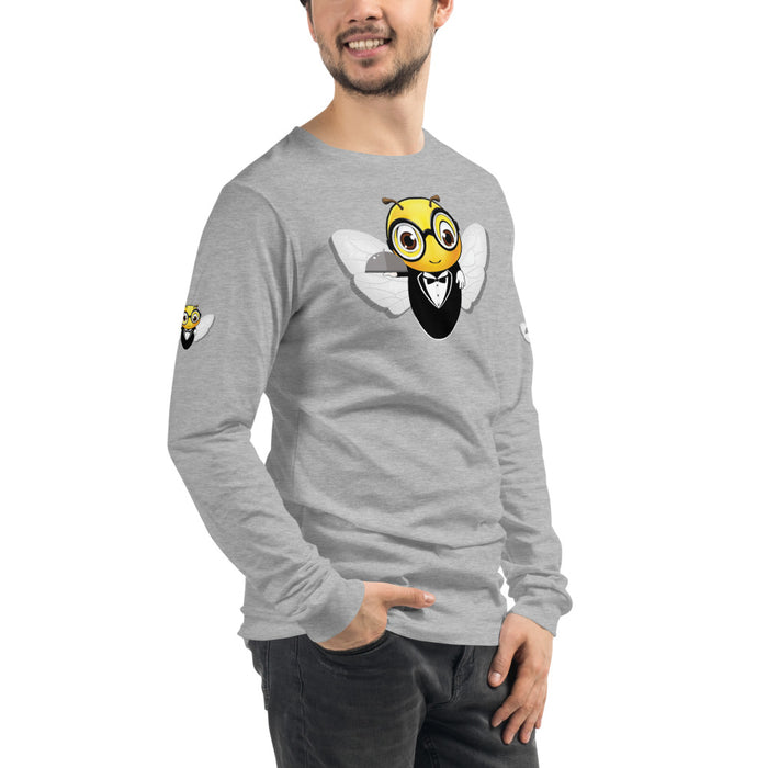 Cute WAITER / SERVER BEE Unisex Long Sleeve Tee