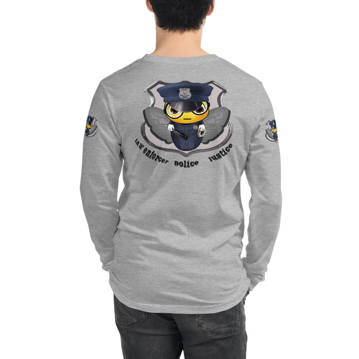 Cute COP / POLICE BEE Unisex Long Sleeve Tee