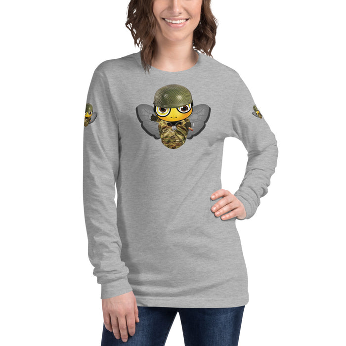 Cute SOLDIER / MILITARY BEE Long Sleeve Tee