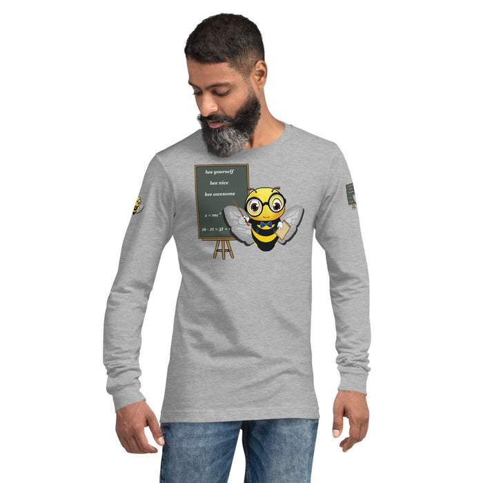 Cute GURU / TEACHER BEE Unisex Long Sleeve Tee