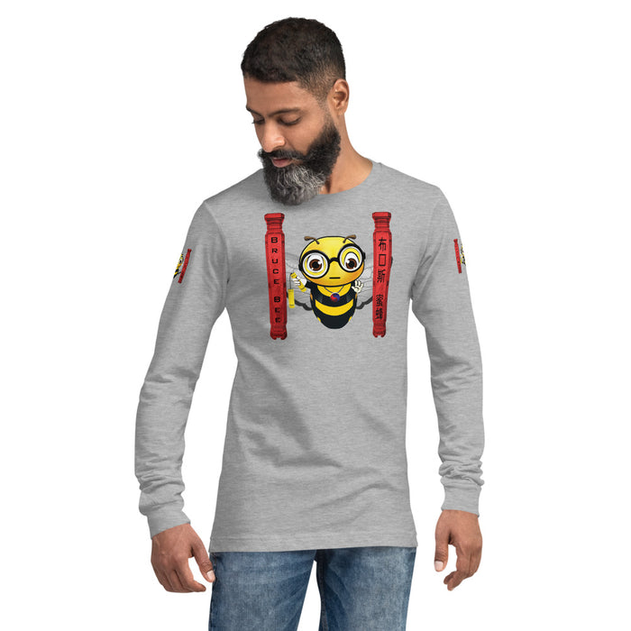 Cute BRUCE BEE Unisex Long Sleeve Tee