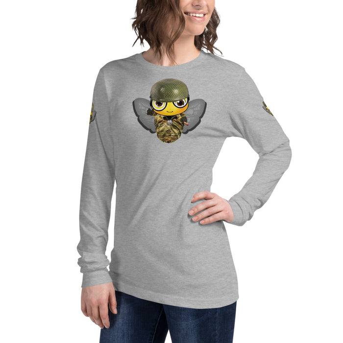 Cute SOLDIER / MILITARY BEE Long Sleeve Tee