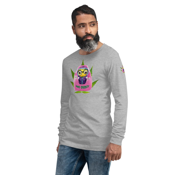 Cute BEE COMFY INDICA Unisex Long Sleeve Tee