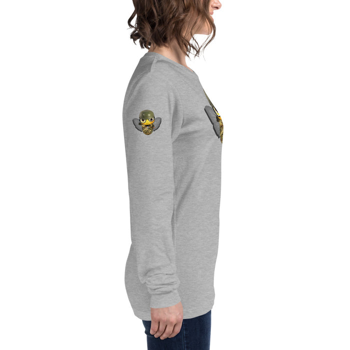 Cute SOLDIER / MILITARY BEE Long Sleeve Tee