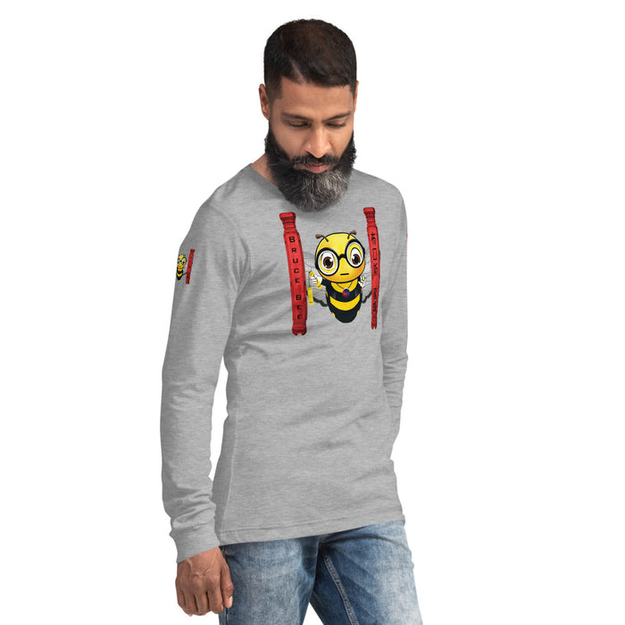 Cute BRUCE BEE Unisex Long Sleeve Tee