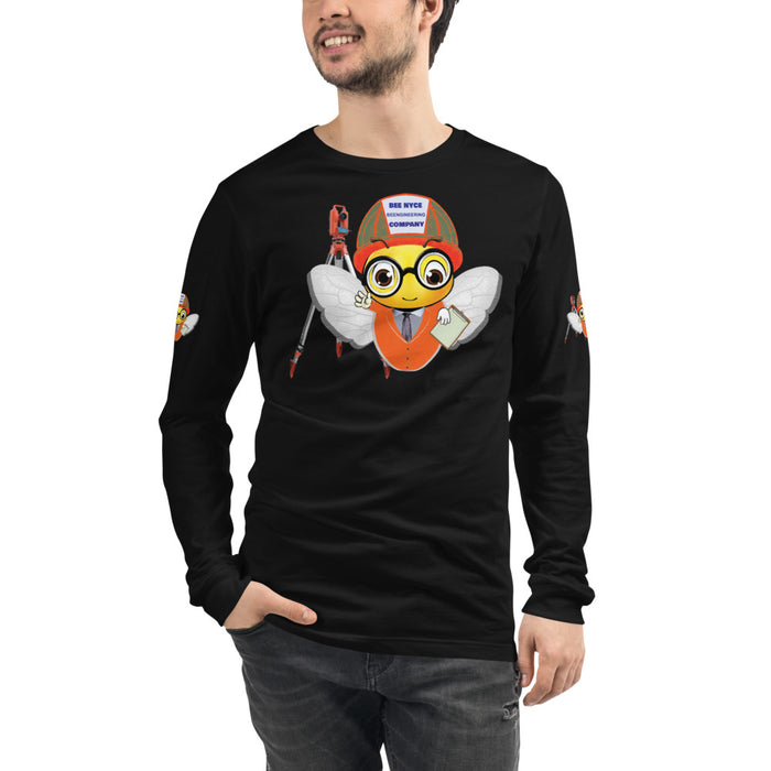 Cute ENGINEER / INGENIERO BEE Unisex Long Sleeve Tee