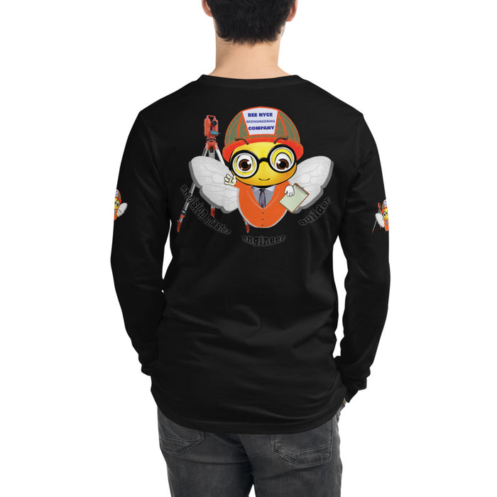 Cute ENGINEER / INGENIERO BEE Unisex Long Sleeve Tee