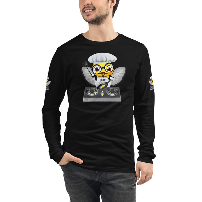 Cute CHEF BEE Unisex Long Sleeve Tee