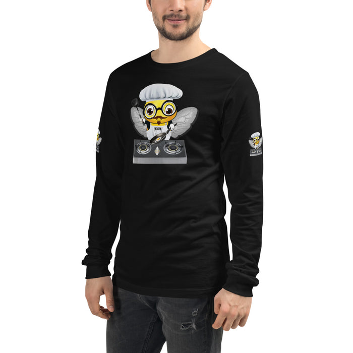 Cute CHEF BEE Unisex Long Sleeve Tee