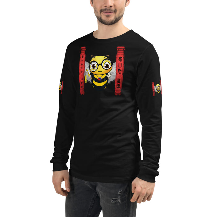 Cute BRUCE BEE Unisex Long Sleeve Tee