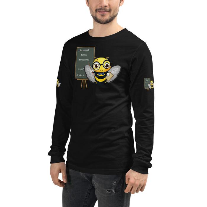 Cute GURU / TEACHER BEE Unisex Long Sleeve Tee