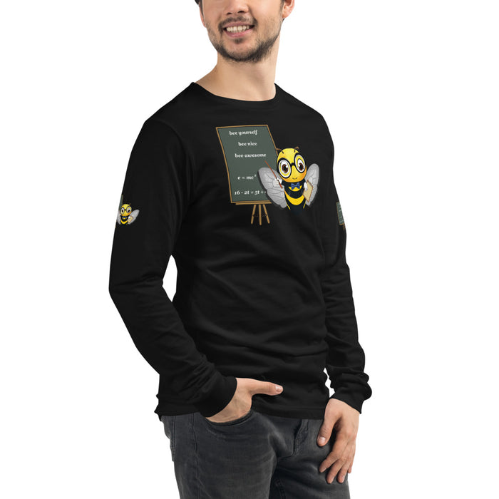 Cute GURU / TEACHER BEE Unisex Long Sleeve Tee