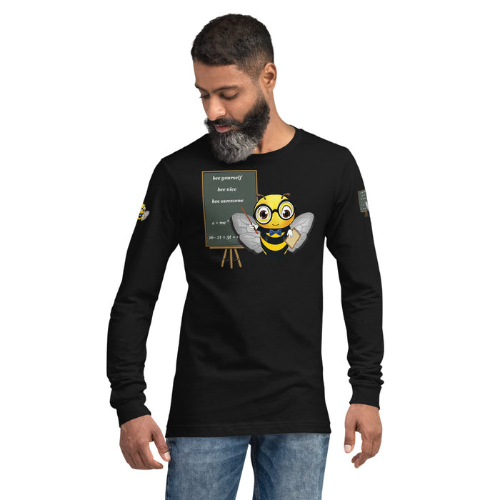 Cute GURU / TEACHER BEE Unisex Long Sleeve Tee