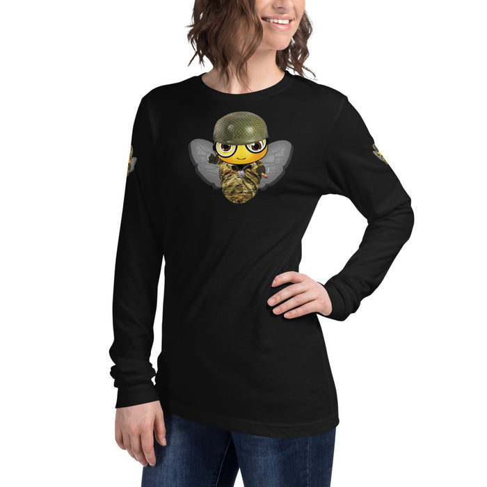 Cute SOLDIER / MILITARY BEE Long Sleeve Tee