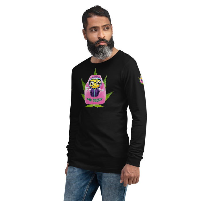 Cute BEE COMFY INDICA Unisex Long Sleeve Tee