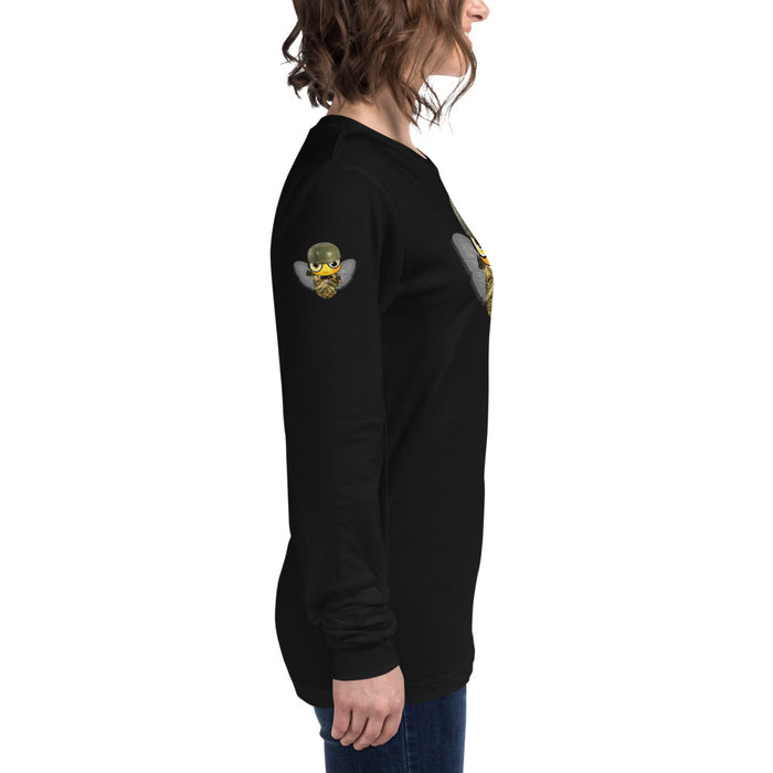 Cute SOLDIER / MILITARY BEE Long Sleeve Tee