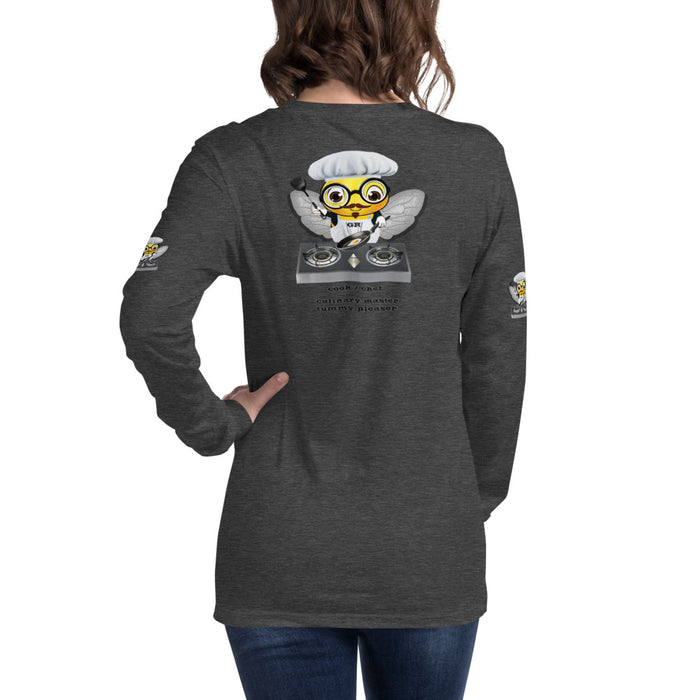 Cute CHEF BEE Unisex Long Sleeve Tee