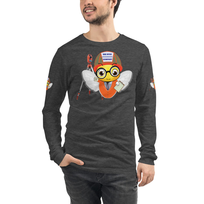 Cute ENGINEER / INGENIERO BEE Unisex Long Sleeve Tee