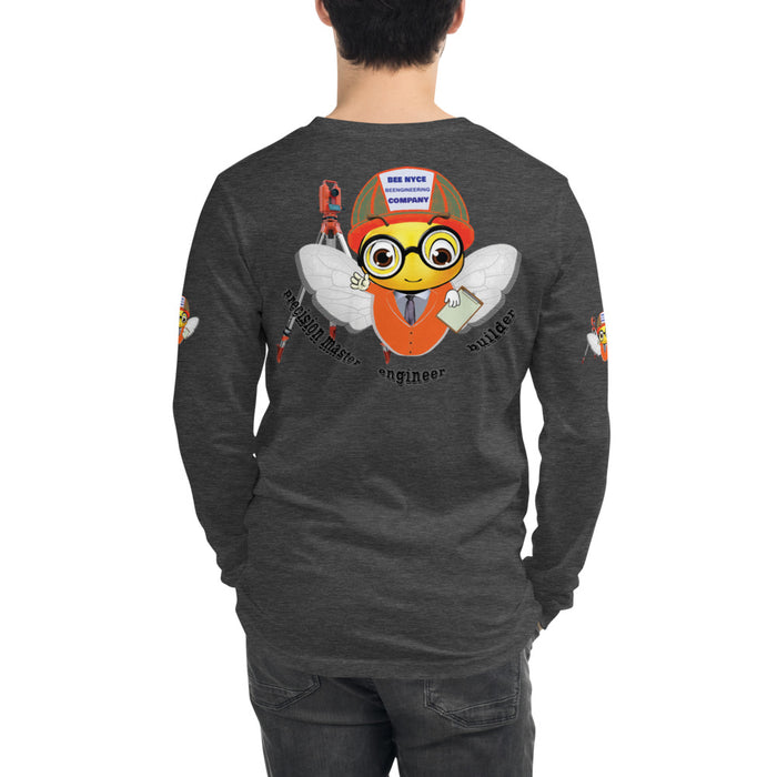 Cute ENGINEER / INGENIERO BEE Unisex Long Sleeve Tee