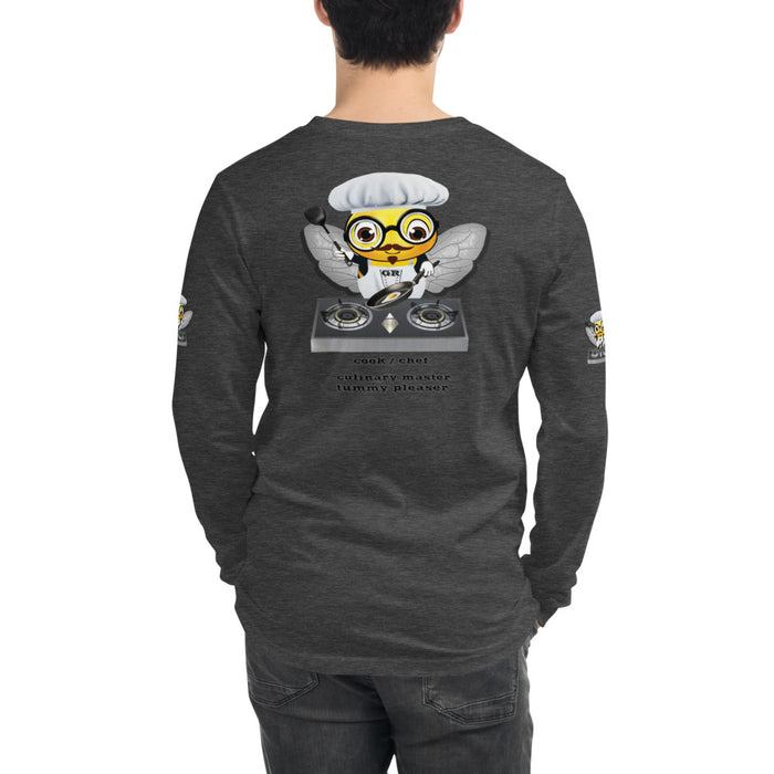 Cute CHEF BEE Unisex Long Sleeve Tee