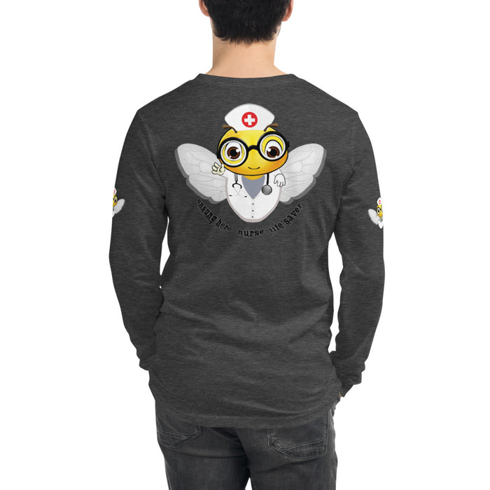 Cute NURSE BEE Unisex Long Sleeve Tee