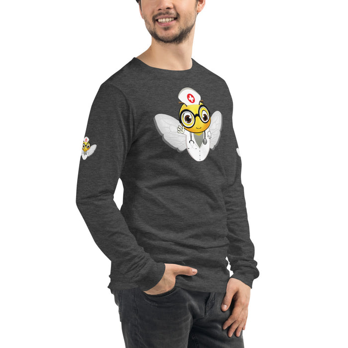 Cute NURSE BEE Unisex Long Sleeve Tee