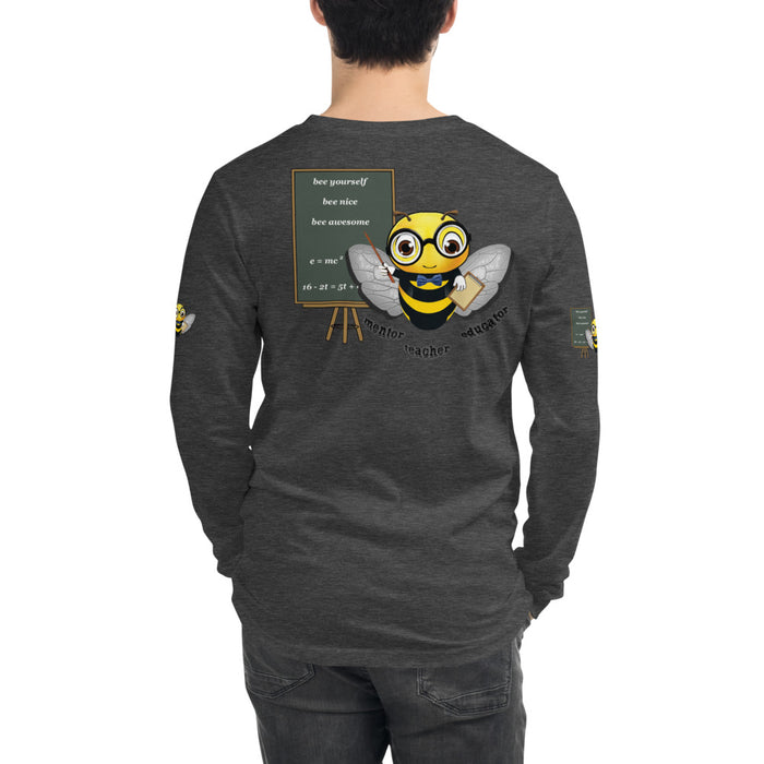 Cute GURU / TEACHER BEE Unisex Long Sleeve Tee