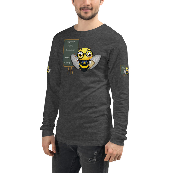 Cute GURU / TEACHER BEE Unisex Long Sleeve Tee