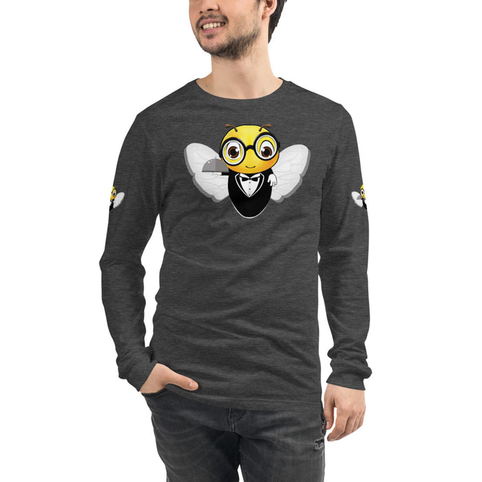 Cute WAITER / SERVER BEE Unisex Long Sleeve Tee