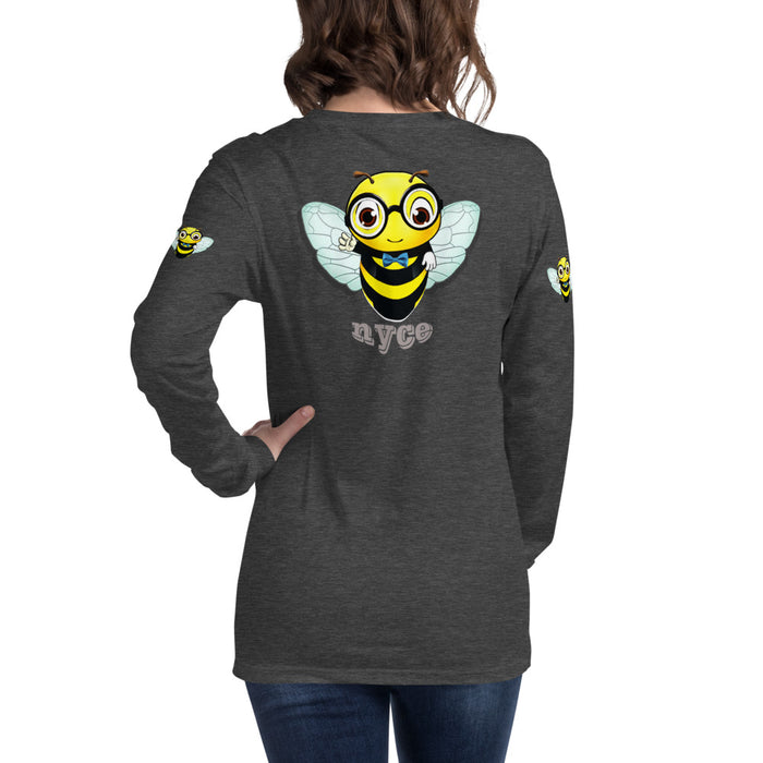 Cute BEE NYCE Unisex Long Sleeve Tee