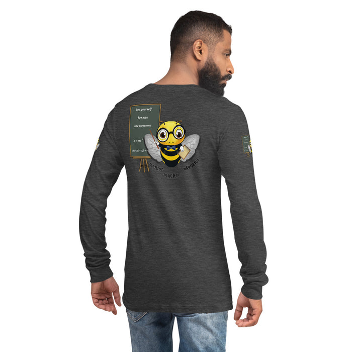 Cute GURU / TEACHER BEE Unisex Long Sleeve Tee