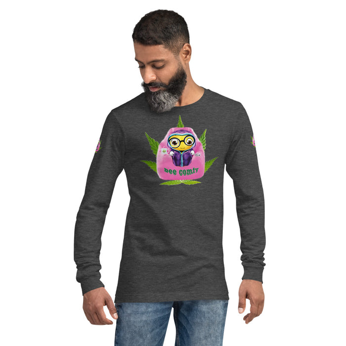 Cute BEE COMFY INDICA Unisex Long Sleeve Tee