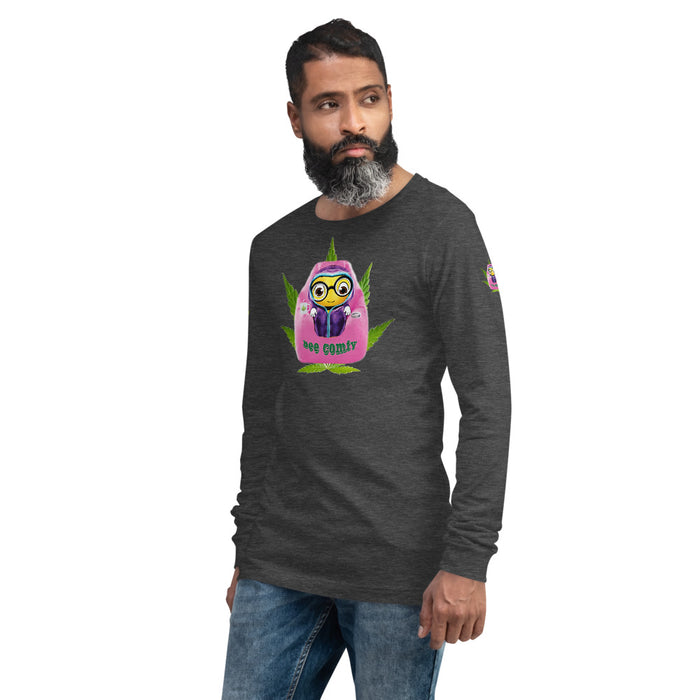 Cute BEE COMFY INDICA Unisex Long Sleeve Tee