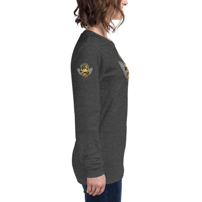 Cute SOLDIER / MILITARY BEE Long Sleeve Tee