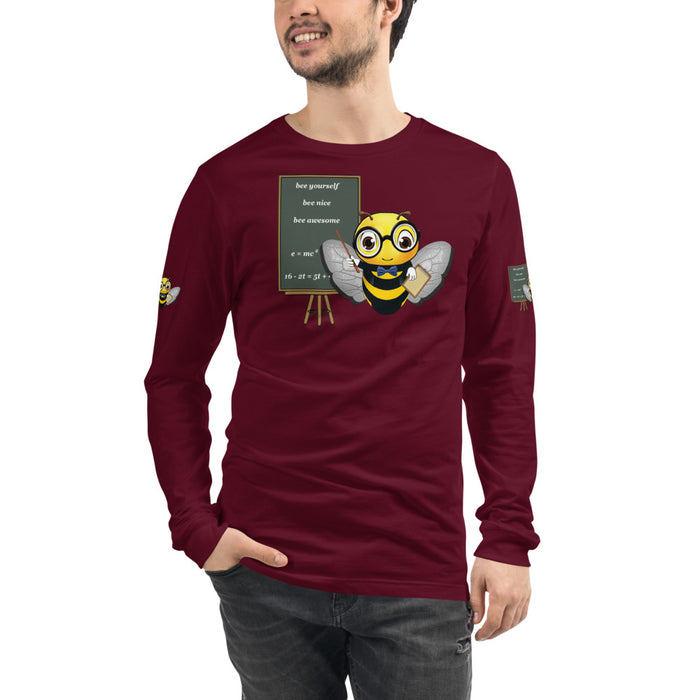 Cute GURU / TEACHER BEE Unisex Long Sleeve Tee