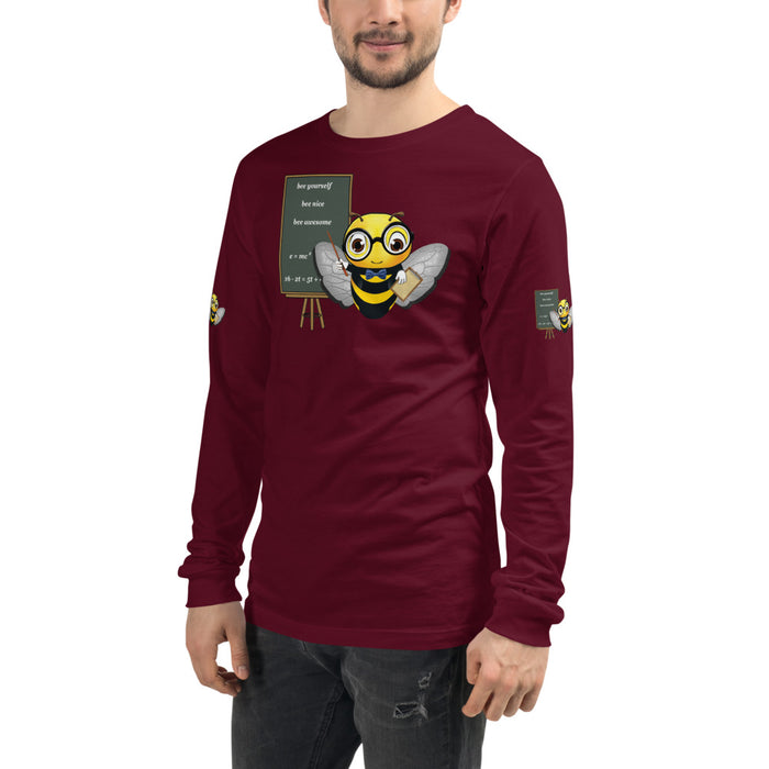 Cute GURU / TEACHER BEE Unisex Long Sleeve Tee