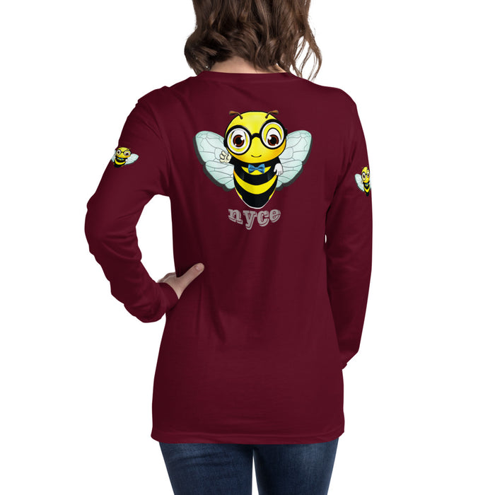 Cute BEE NYCE Unisex Long Sleeve Tee