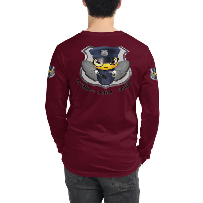 Cute COP / POLICE BEE Unisex Long Sleeve Tee