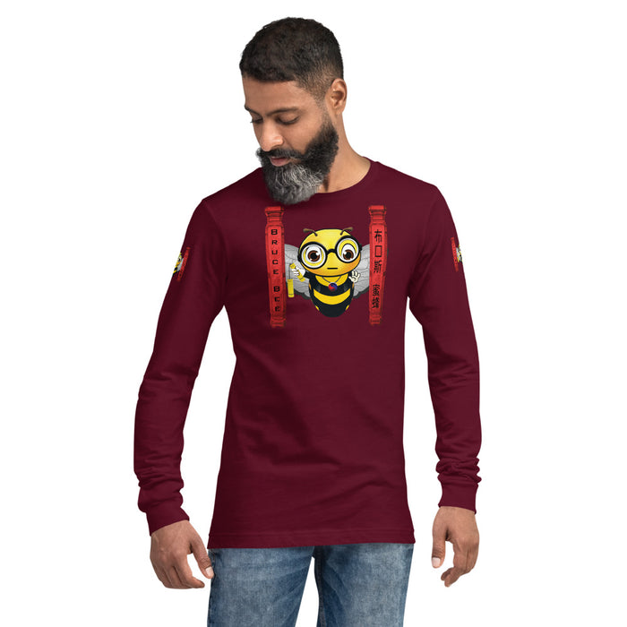 Cute BRUCE BEE Unisex Long Sleeve Tee