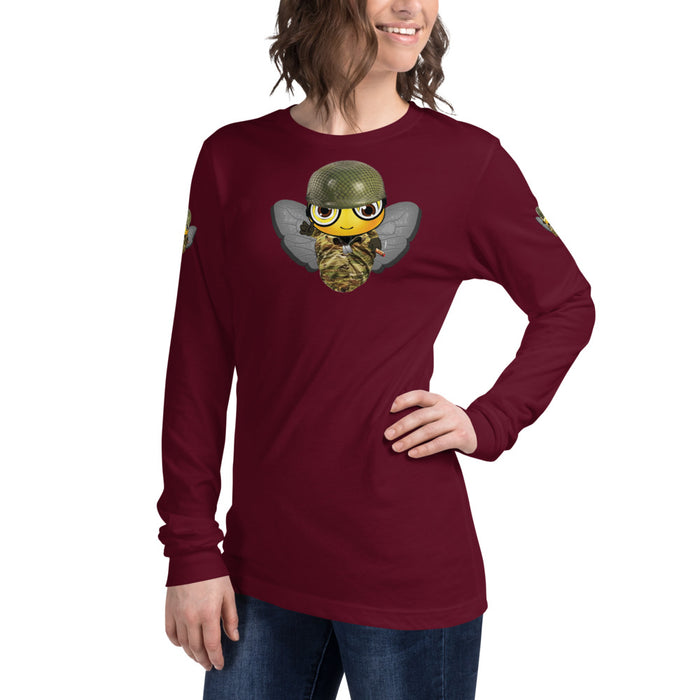 Cute SOLDIER / MILITARY BEE Long Sleeve Tee