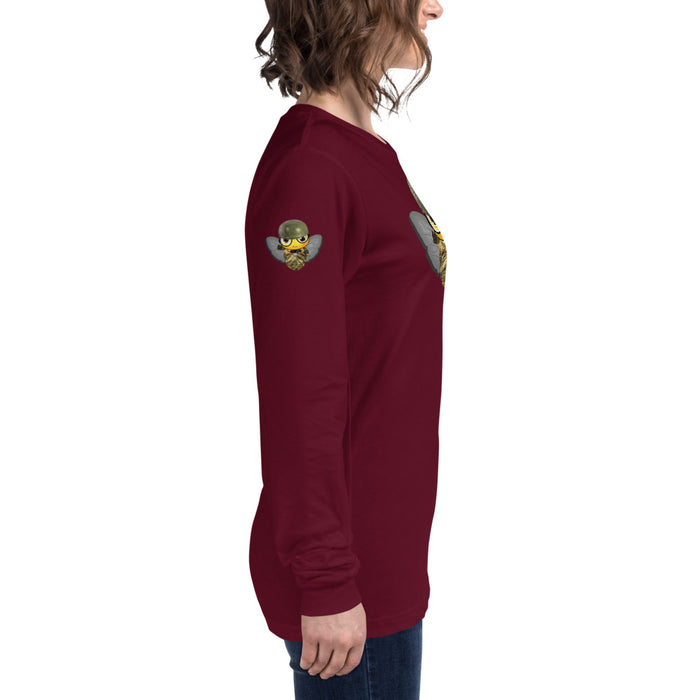 Cute SOLDIER / MILITARY BEE Long Sleeve Tee